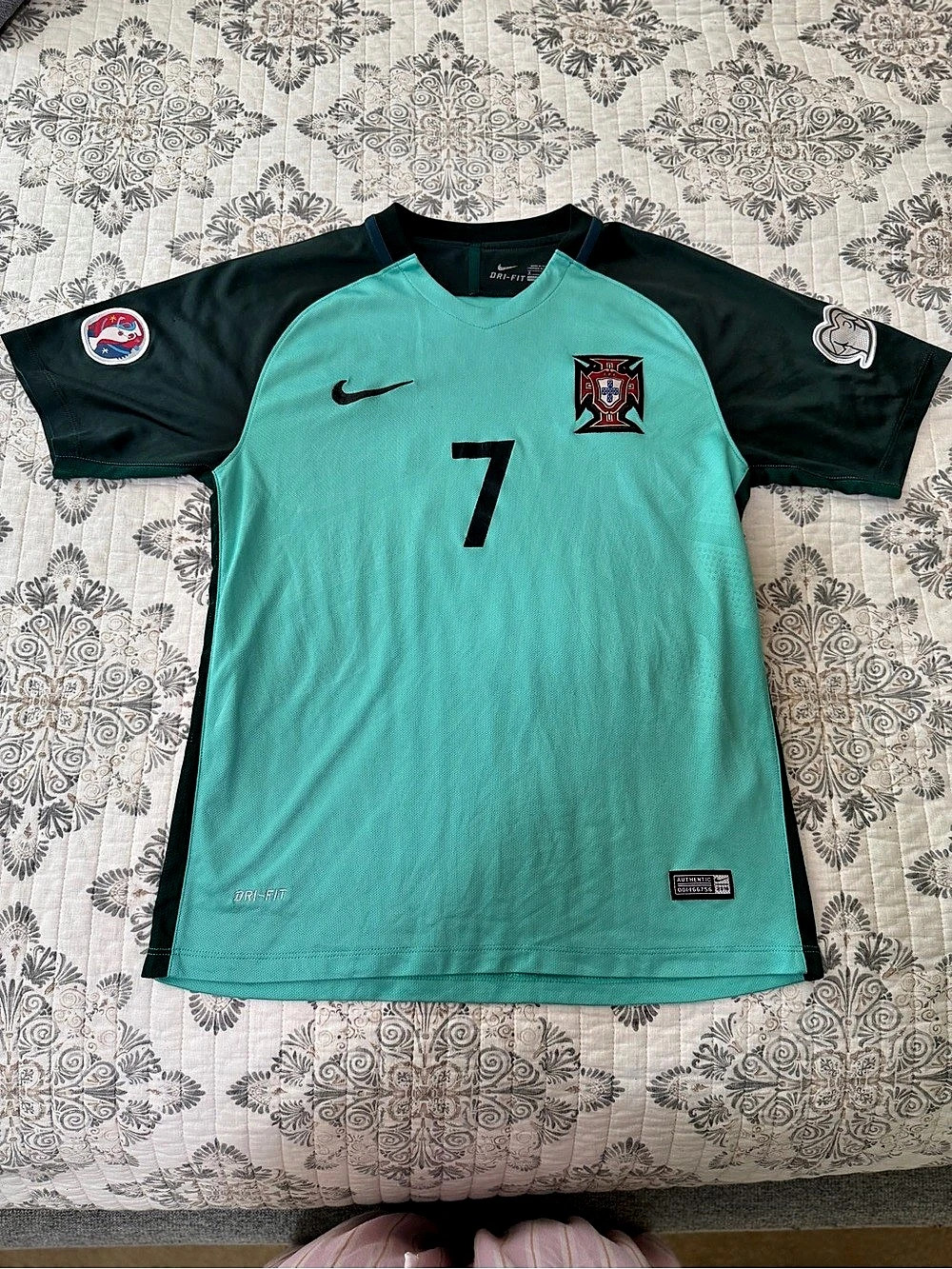 Nike Portugal Euro 2016 Away Cristiano Ronaldo #7 Jersey Portugal Ronaldo 7
